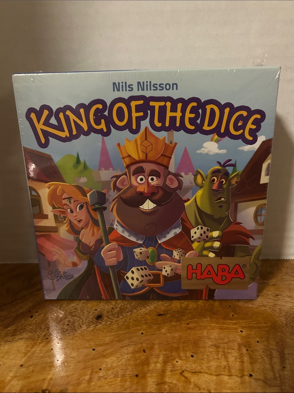 King of the Dice Family Board Game - Colorful Box Art